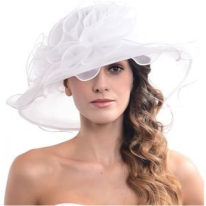 Women’s Organza Church Derby Cap Kentucky Tea Hat